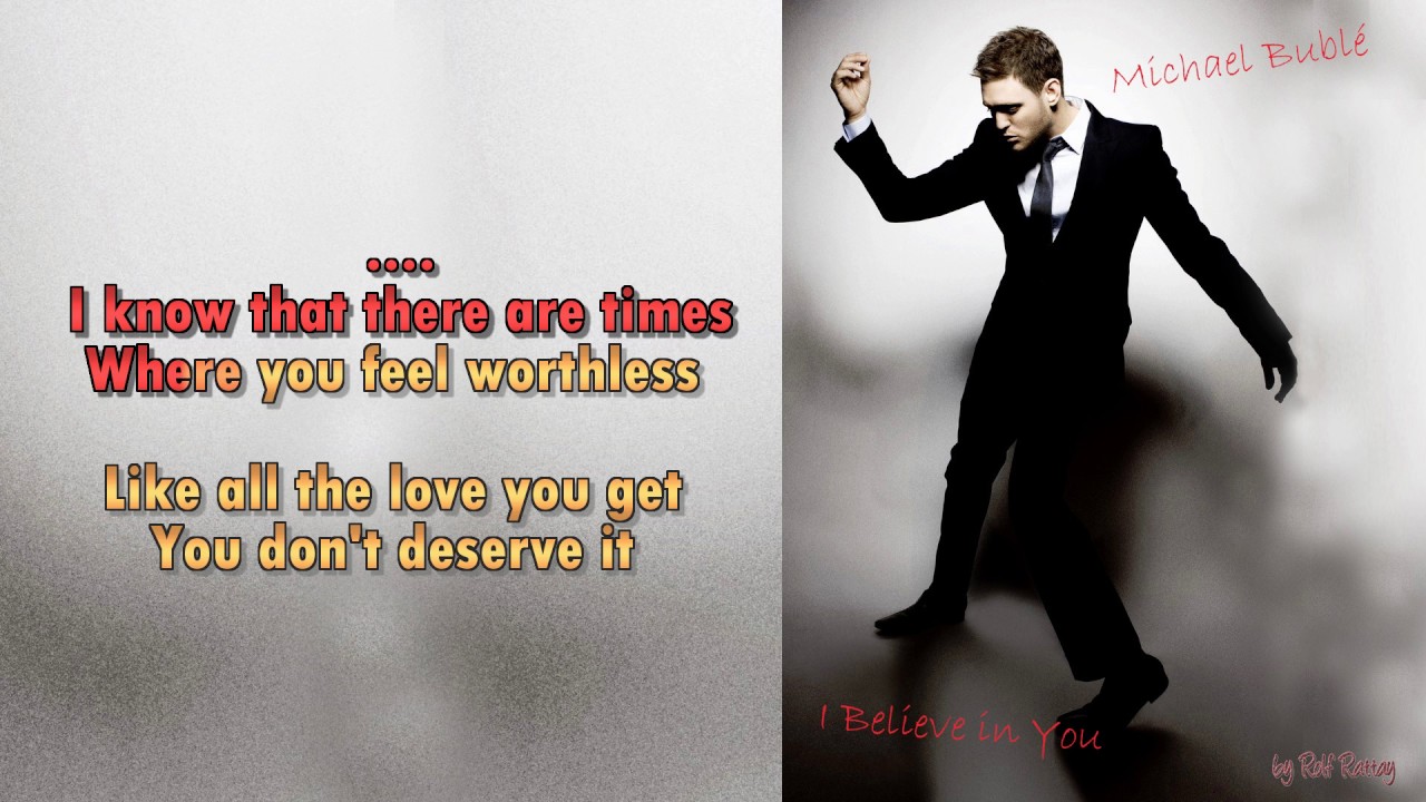 Michael Buble I Believe In You übersetzung Michael Bublé - I Believe in You - Cover - YouTube