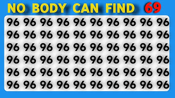 TEST YOUR EYES 👀 | FIND THE ODD NUMBER AND LETTER EDITION#quiz