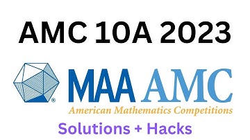 AMC 10A 2023 Full Solutions + Hacks