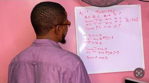 SORITES (Elongated syllogism)