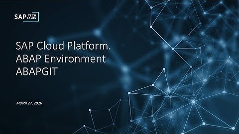 SAP Cloud Platform. ABAP environment, AbapGit