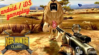 Deer Hunter Classic gameplay Android and iOS (rifle, shotgun, machinegun) Africa safari map screenshot 4