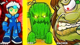 EVOLUTION OF BOSSES TO BEAT ALL BOSSES IN GAME EPIC BOSS FIGHTER 2!
