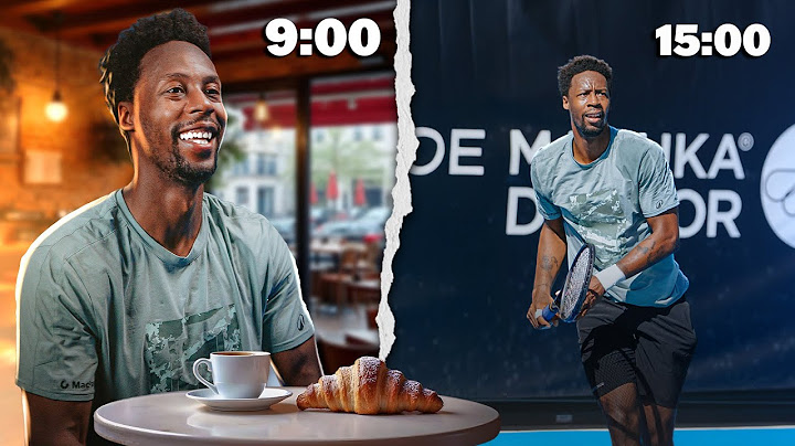 24H DANS LA VIE D'UN TENNISMAN