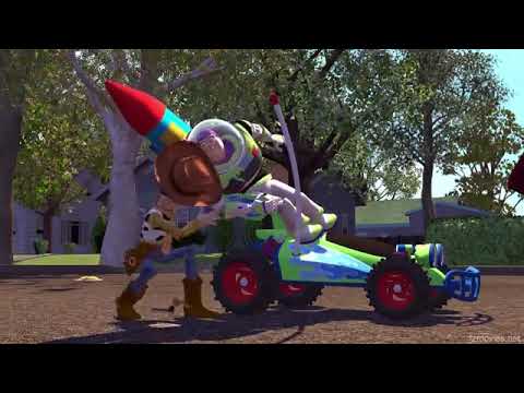 Toy Story Ending Credits Christmas Rocket Sid Learns a Lesson and Eggman Truck Rush Reversed