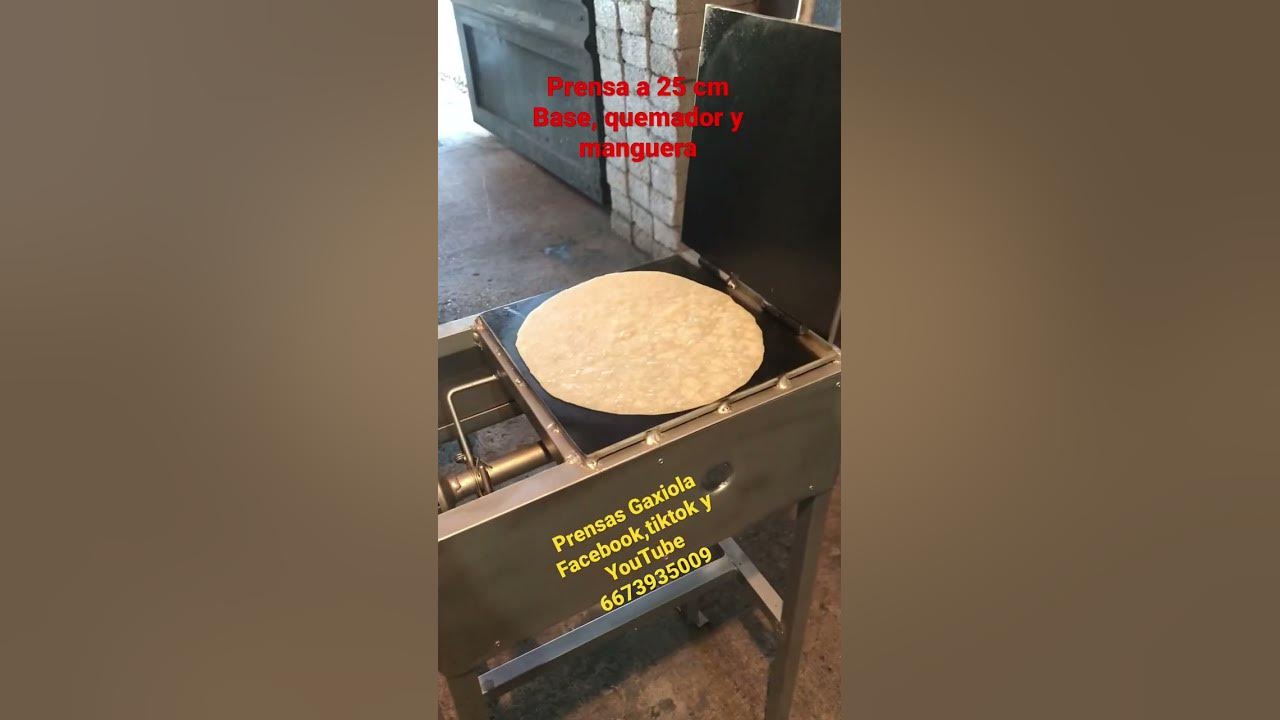 Plancha para hacer Tortillas de Harina 