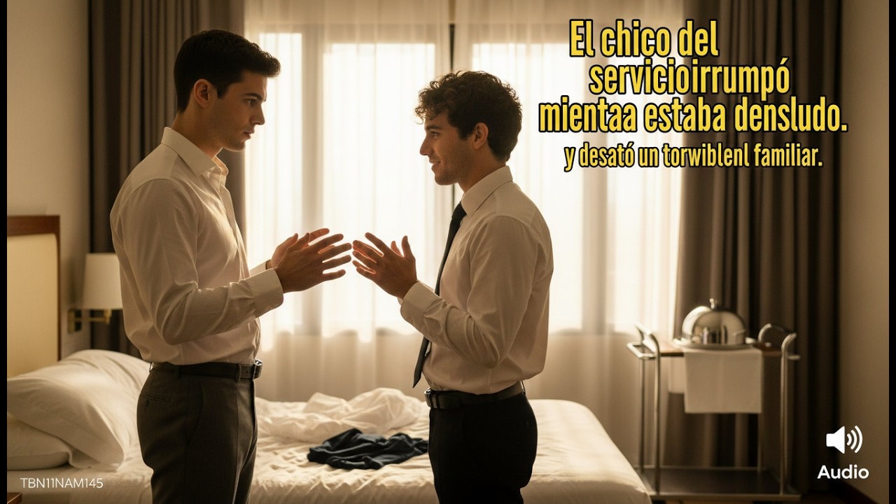 El chico del servicio irrumpió mientras estaba desnudo, y desató un torbellino familiar.