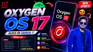 OnePlus OxygenOS 17 Eligible Devices List | Android 17 Update 🚀