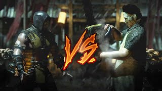 Mortal Kombat X - Scorpion Vs. Leatherface (VERY HARD)