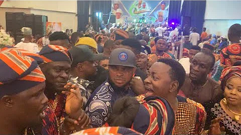 SEE TAYE CURRENCY'S REACTIONS AS K1 PRAISES SAHEED OSUPA AT RASHEED AYINDE MERENGE'S 60TH BIRTHDAY