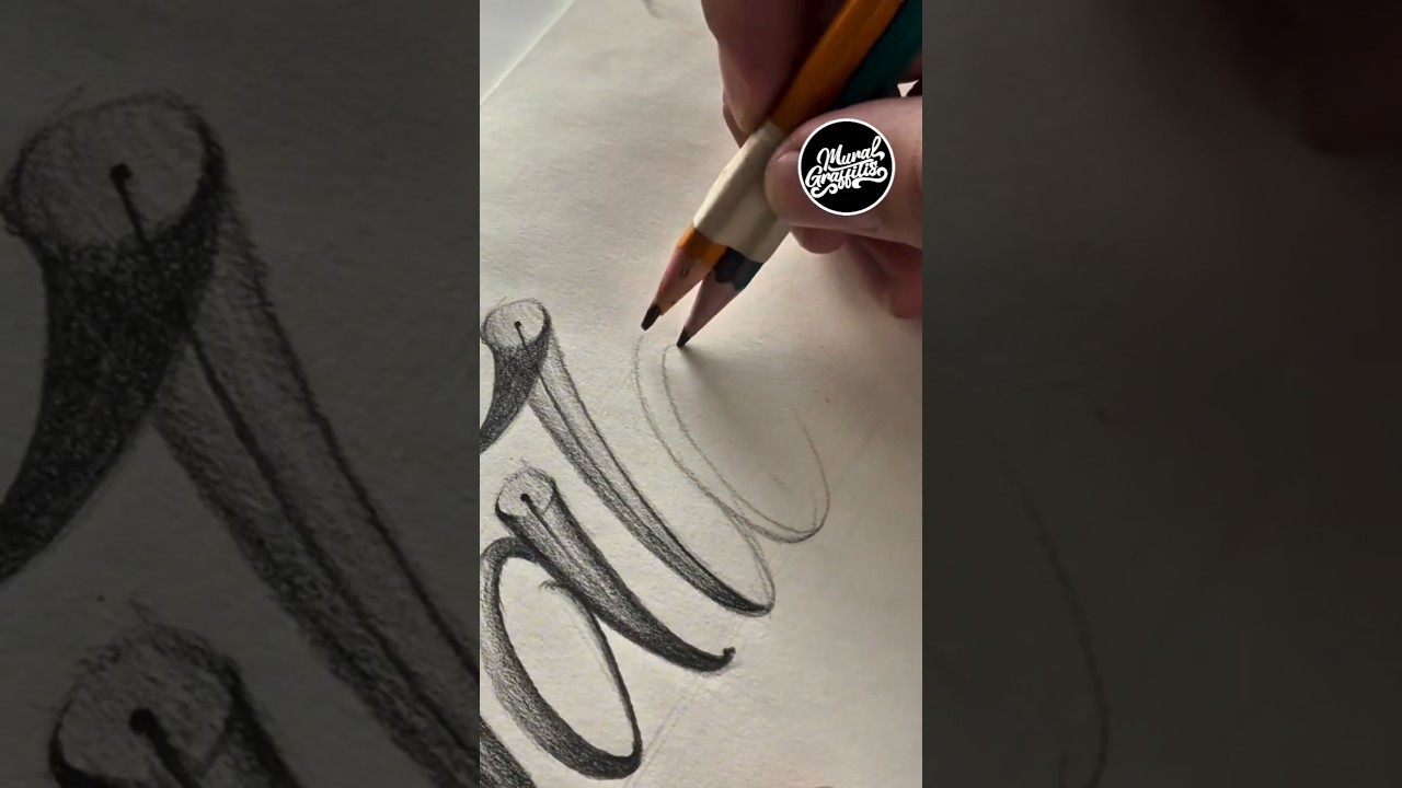 Эффект толстого колпачка, выполненный карандашом ✏️ 