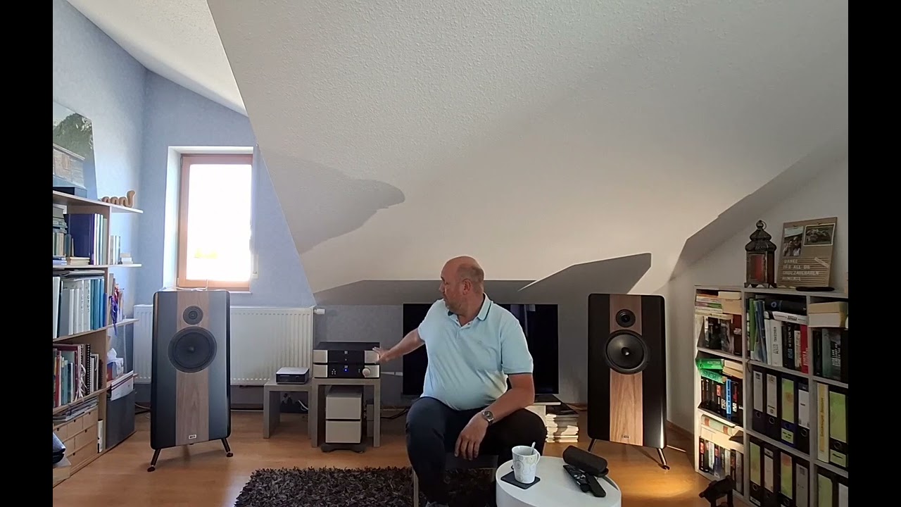 Heco Direkt Premium, Soundcheck Nr. 2 im Musikzimmer.