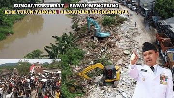 Sungai Tersumbat Bangunan Liar! Sawah Mengering, Petani Menjerit – KDM Turun Tangan