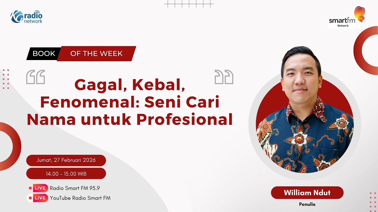 Book Of The Week : Gagal, Kebal, Fenomenal : Seni Cari Nama untuk Profesional | William Ndut