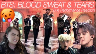 BTS: Blood Sweat & Tears Live Performance Reaction | this is just physically painful