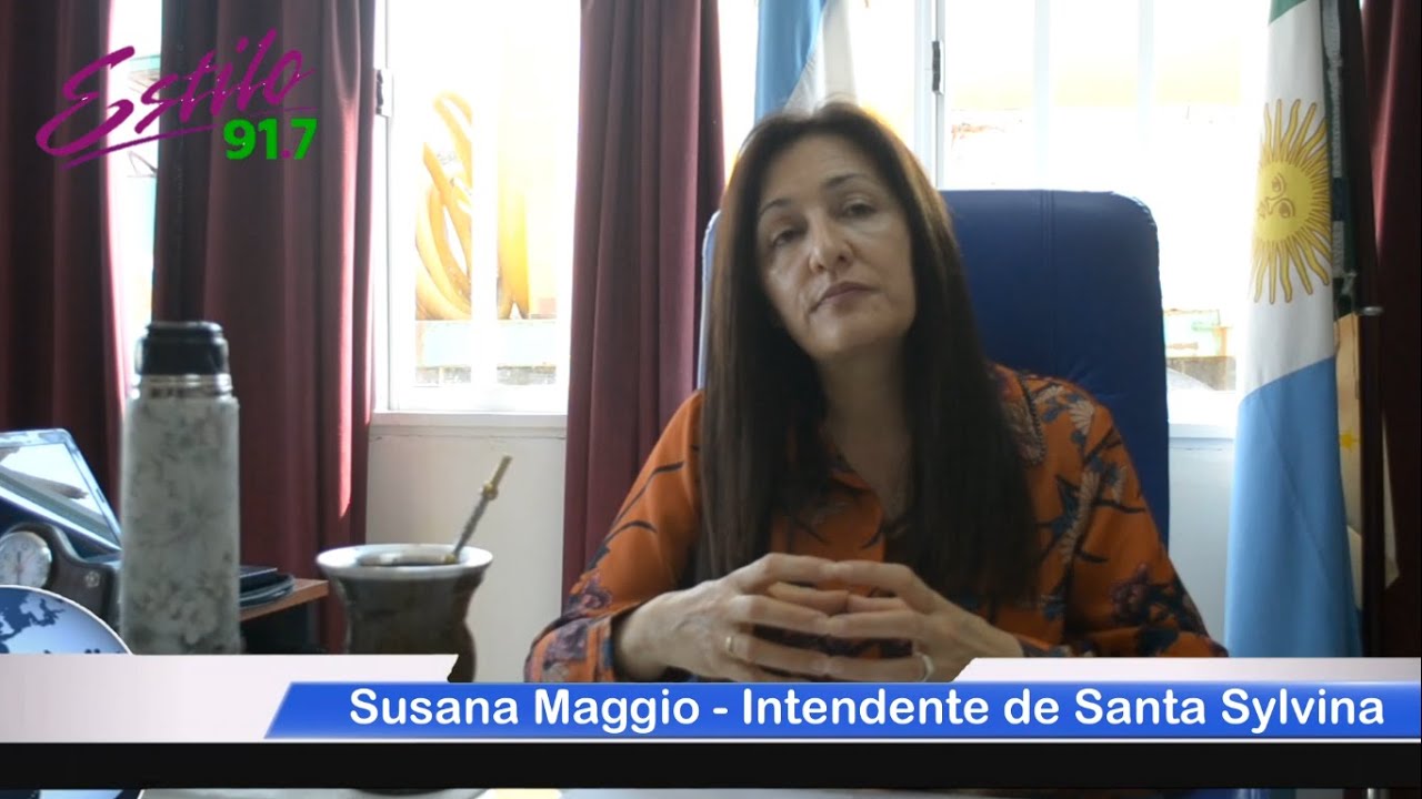 Nota realizada a Susana maggio, Intendente de Santa Sylvina - YouTube