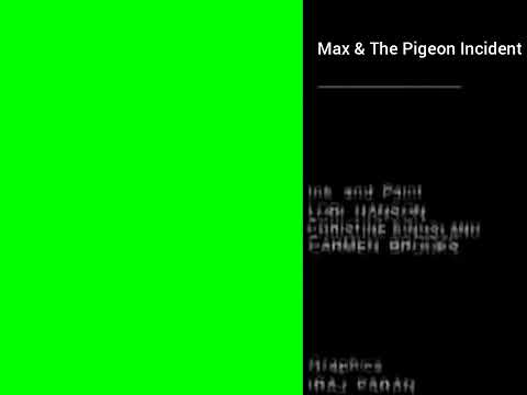 What A Cartoon! End Credits With Green Screen