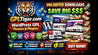 GPL Tiger.com Best WordPress GPL Theme and Plugin Website