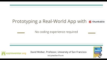 1. Prototyping an app with Thunkable: Overview