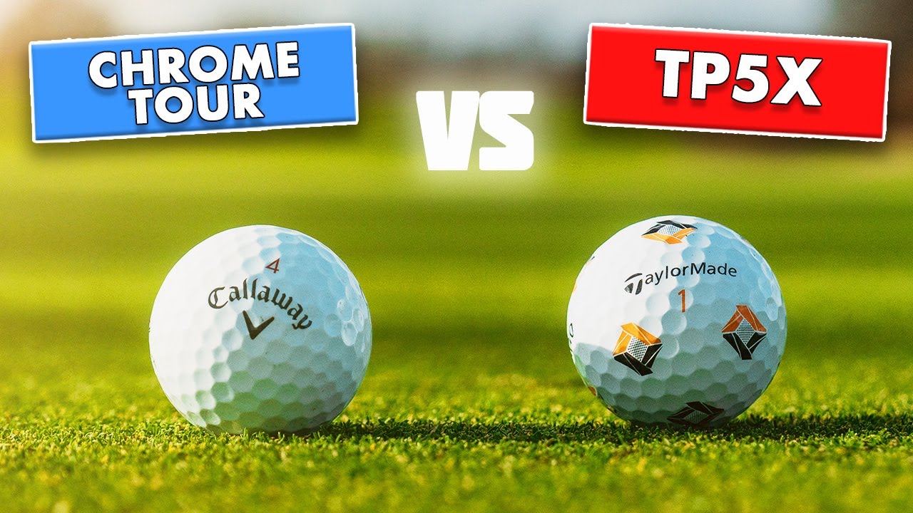 2024 TaylorMade TP5x vs Callaway Chrome Tour | Golf Ball HEAD TO