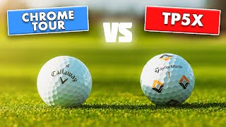 2024 Taylormade Tp5X Vs Callaway Chrome Tour F Ball Head To Head