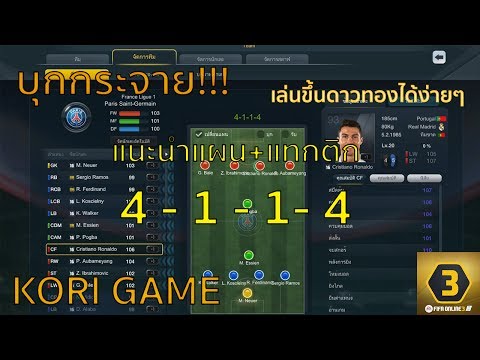มือใหม่ต้องดู แนะนำแผน+แทกติก 4114 บุกกระจาย เล่นขึ้นดาวทองได้ง่ายๆ