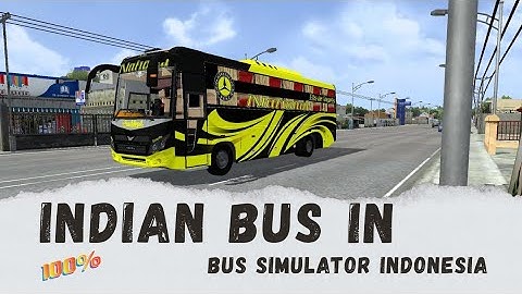 Bus Simulator Indonesia: Anand Travels MOD Gameplay | Desi Bus Ride 🇮🇳