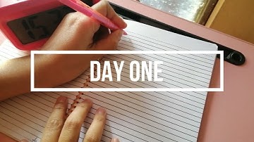 Learning to Write with my Left Hand (15 day timelapse video)