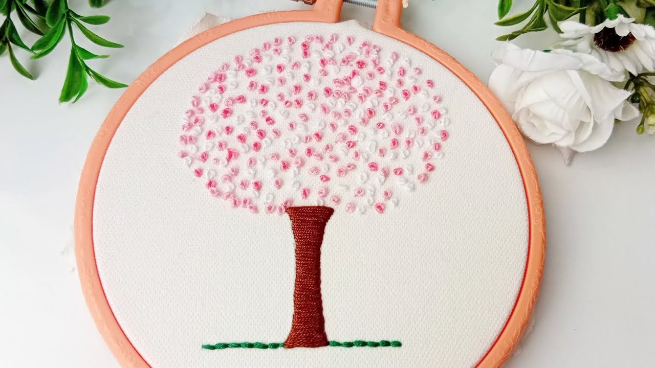 :Easy, simple sewing: sew a cherry blossom treeEasy sewing tutorial: sew a cherry blossom