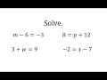 How to Solve One-Step Linear Equations | Year 9 Maths 9.14