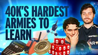 What Are the Most Difficult to Learn Armies in Warhammer 40k?