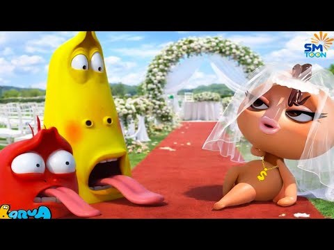 ตัวอ่อนการ์ตูน LARVA 🐌  แสดงพริก 🐍 การ์ตูนหนอนหรรษาตอนใหม่ล่าสุด 🐵 การ์ตูนหนอน | SMToon Cartoons
