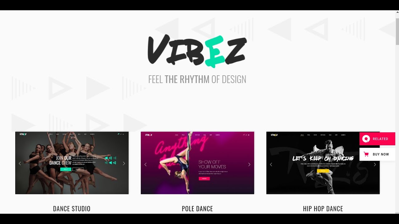 video Vibez – Dynamic Theme for Dance Studios and Instructors