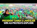 President Samia Suluhu Wins Landslide Amid Protests Tanzania Election 2025 Turns Chaotic