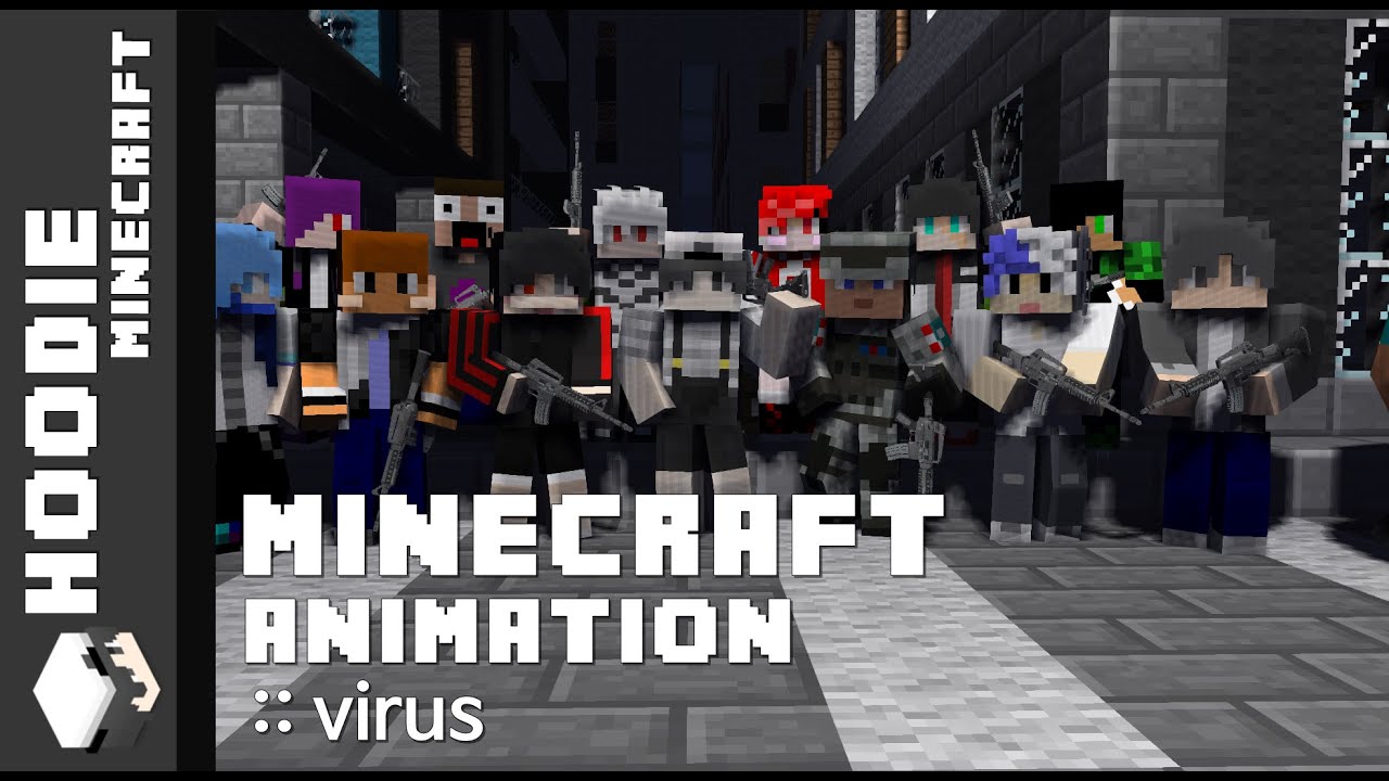 마인크래프트 애니메이션 [바이러스::9화 - 이별(2)] - Minecraft Animation [Virus::9