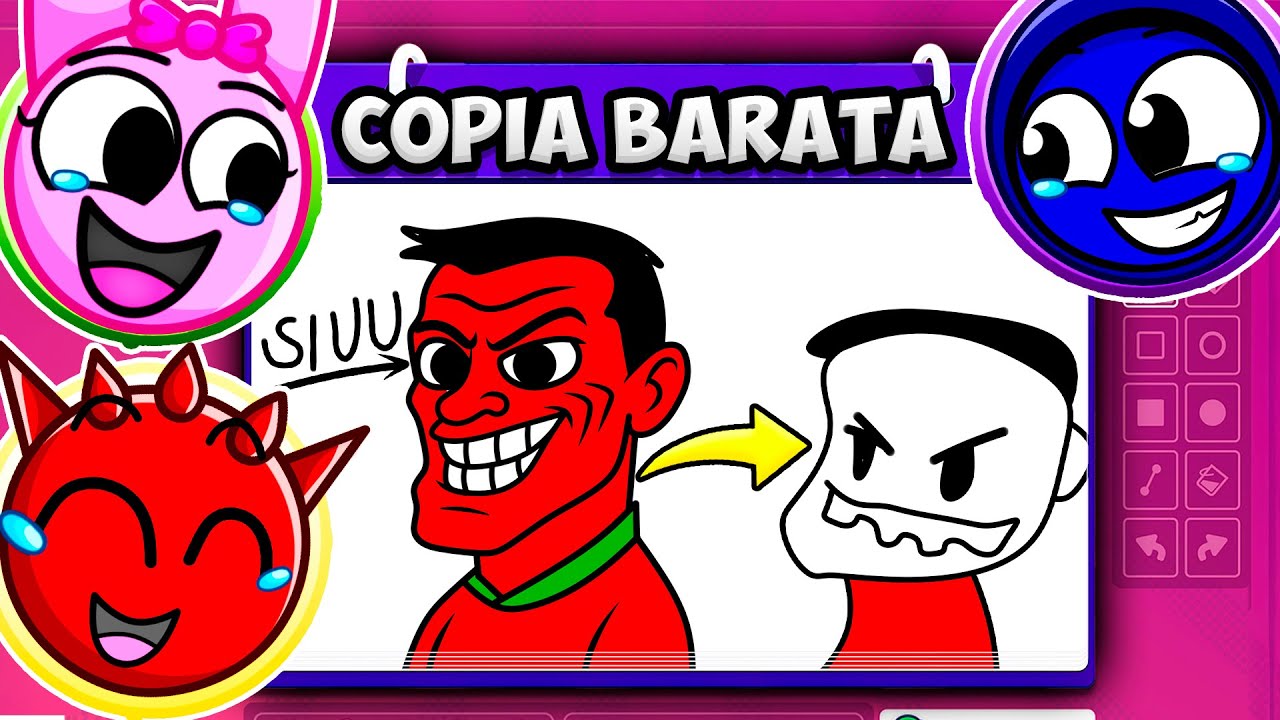 Desenhamos CÓPIAS BARATAS dos Sprunki no Gartic Phone