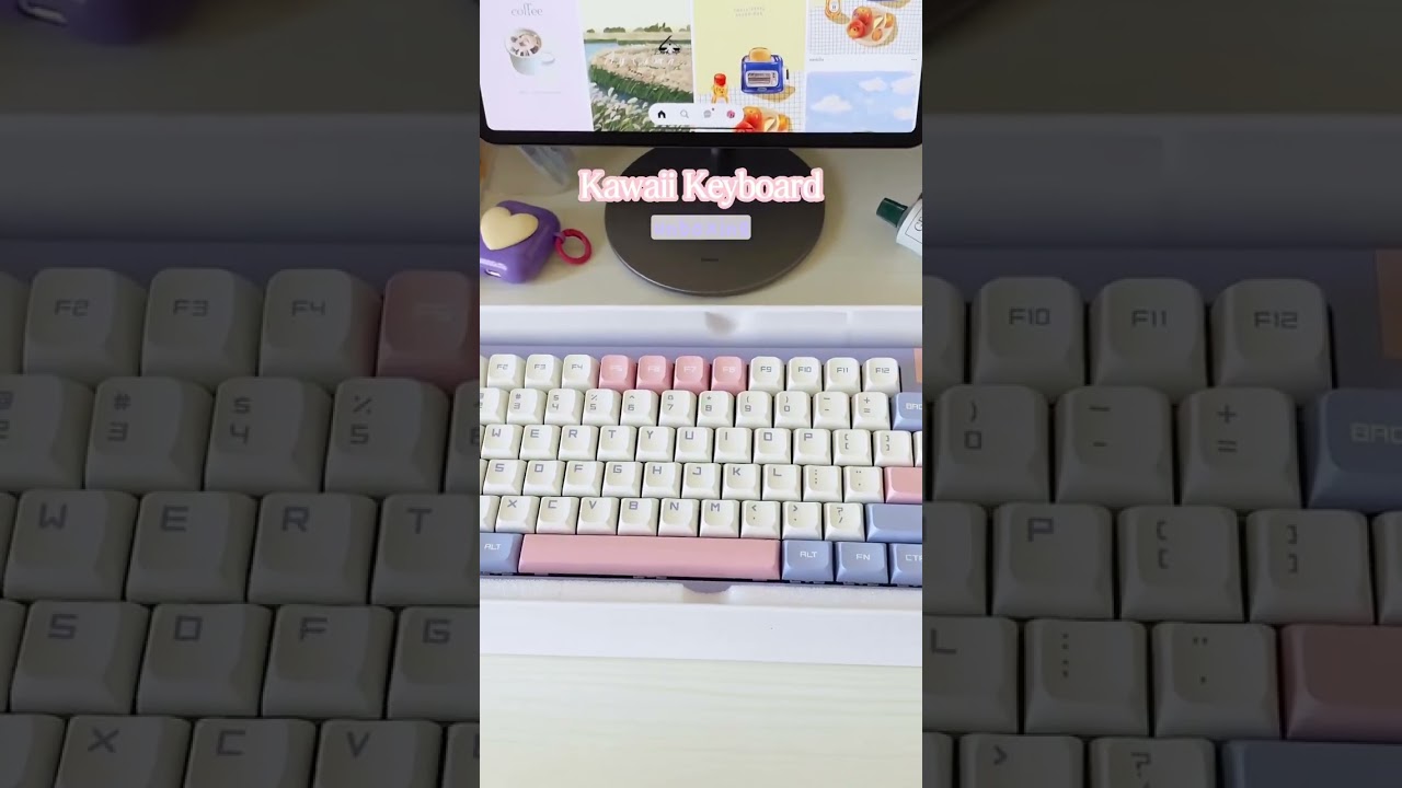 Dustsilver D84 purple lilac keyboard unboxing shared by @an.days_  | keyboard unboxing