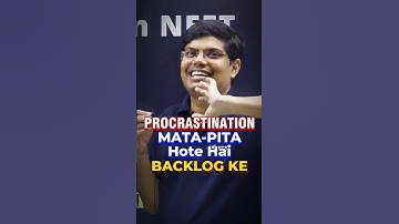 Backlog Ke PAPA kaun hote hain 😱🤔 | NEET Motivation 🔥 #shorts #esaral #neet #neet2024 #aiims