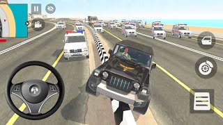 🤩Car Bike Game: Franklin Order In Indian Black Car And drives A Indian Police SUV Game🎯 Must watch screenshot 4