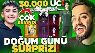 KUZUCUK'A DOĞUM GÜNÜ SÜPRİZİ YAPTIK! 30.000 UC HERŞEYİ ALDIK! PUBG Mobile