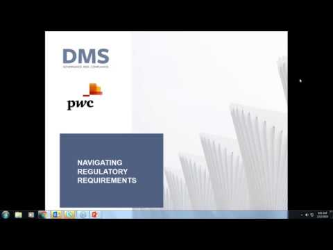 Navigating Regulatory Requirements with DMS and PWC