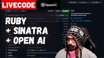 🔴 LIVECODE: BACKEND DE UM PLANEJADOR DE VIAGEM USANDO AI | RUBY + OPEN AI + SINATRA
