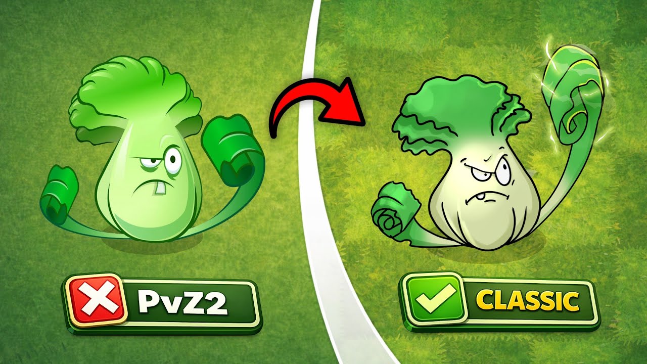 I Remade Plants Vs Zombies 2 into PVZ Artstyle