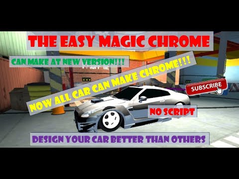 How To Make All Car Chrome Magic Chrome No Script All Car Chrome Car Parking Multiplayer Youtube - car suspension scripted scripting support roblox