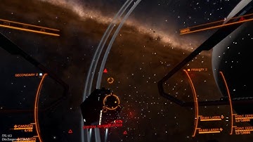 EliteDangerous64 BETA 2.1- engineered canon and laser effects test on ASP and Corvette