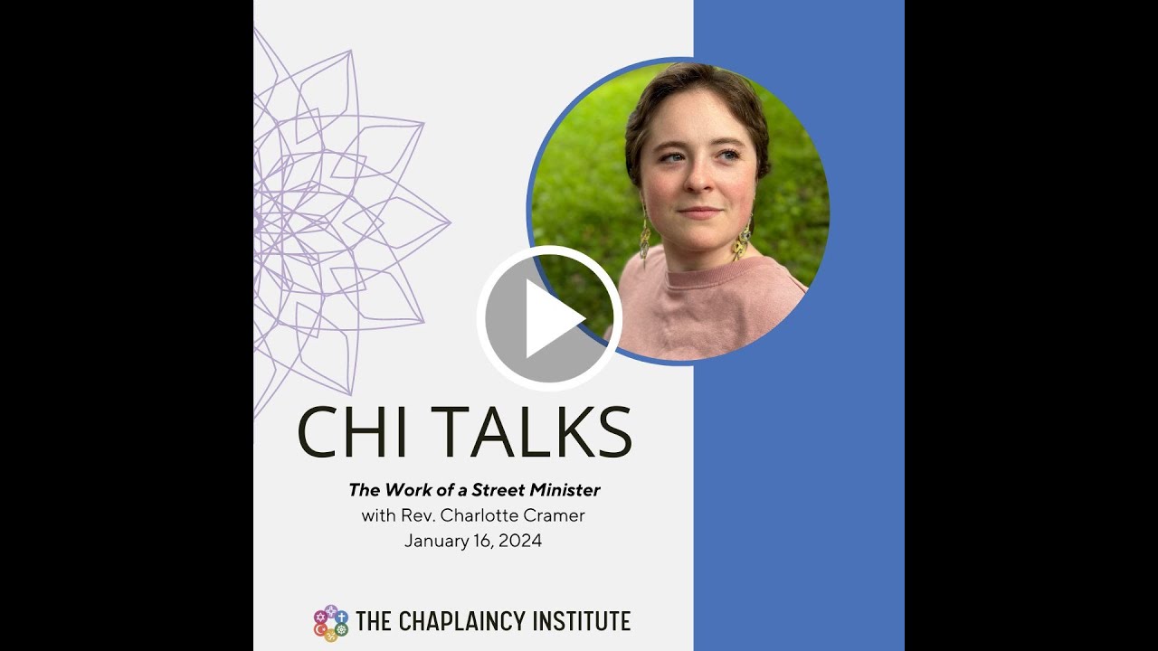 ChI Talks: The Work of a Street Minister with Rev. Charlotte Cramer