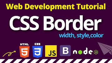 Border width, style, color in CSS3 tutorial in Hindi | Easy Explanation