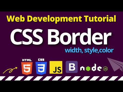 Border width, style, color in CSS3 tutorial in Hindi | Easy Explanation