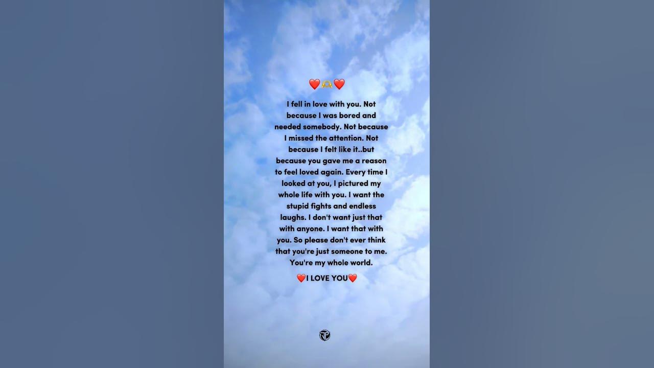 You are My Whole World | Love Quotes For Someone Special | #goviral #couple #shorts #explore
