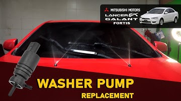 How to Replace Windshield Washer Pump | Mitsubishi
